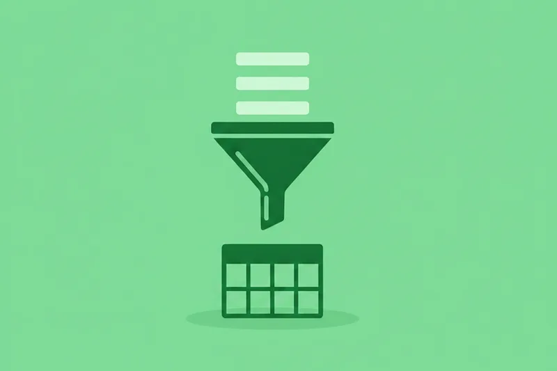 Fonction FILTER Google Sheets : guide complet
