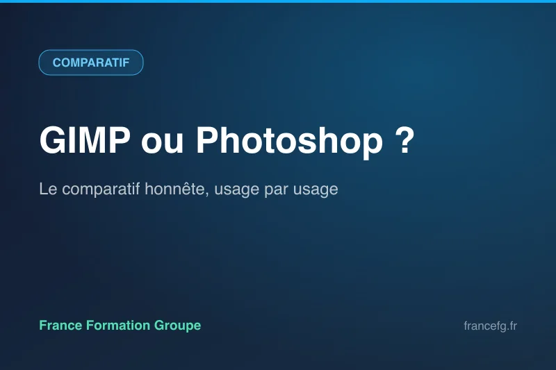 Comparatif GIMP vs Photoshop