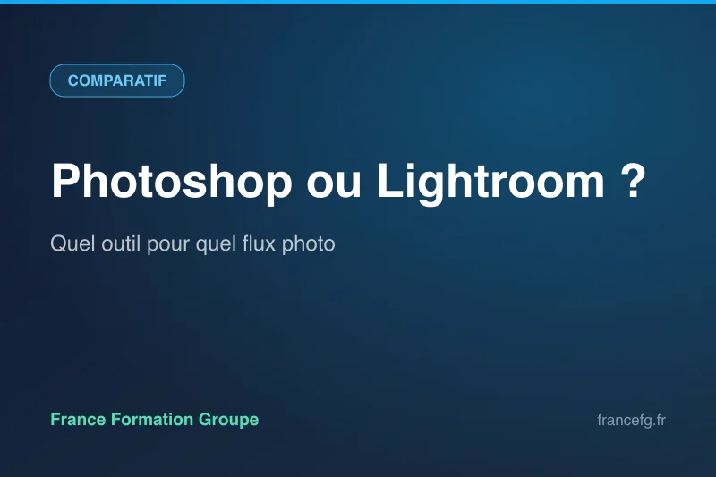 Comparatif Photoshop vs Lightroom