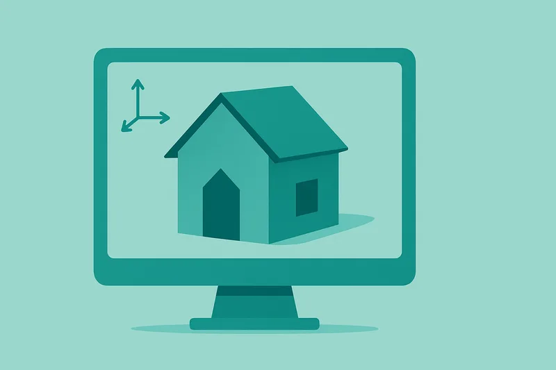 SketchUp pour architecture : modéliser une maison de A à Z