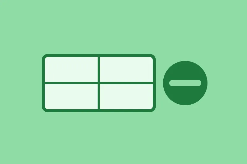 Soustraction Excel : la formule =A1-B1