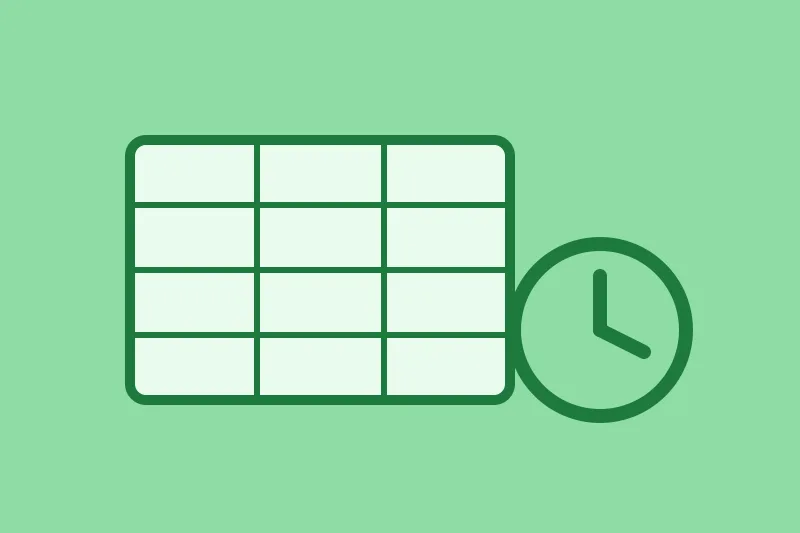 Tableau pour calculer les heures de travail et convertir en centièmes