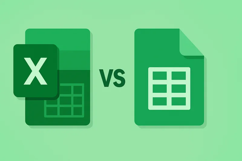 Excel vs Google Sheets 2025 : Quel Tableur Choisir ? Guide Complet