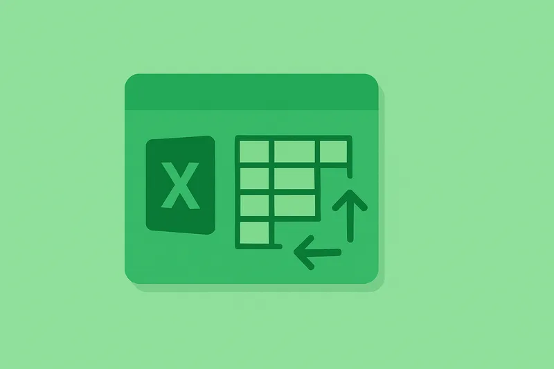 Illustration : Figer les volets Excel