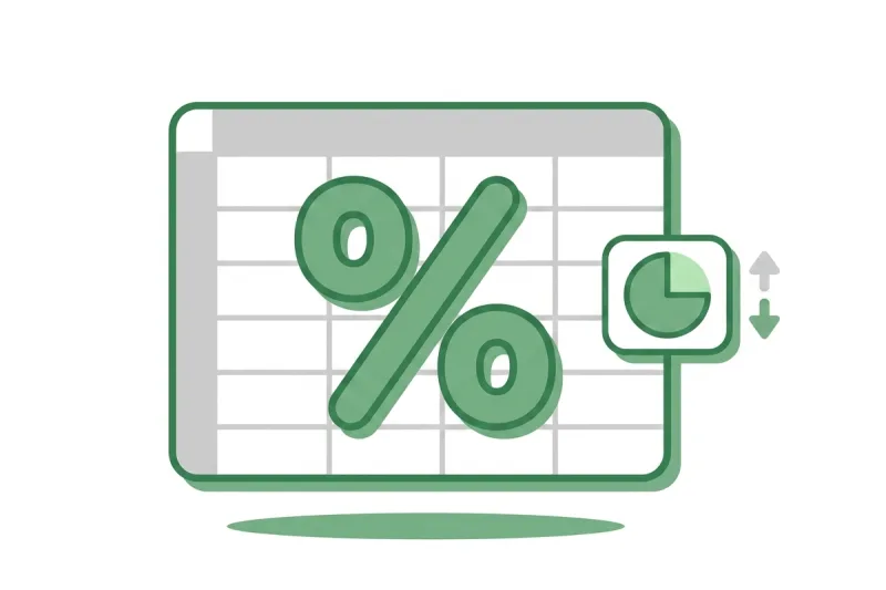 Calculer un pourcentage sur Excel