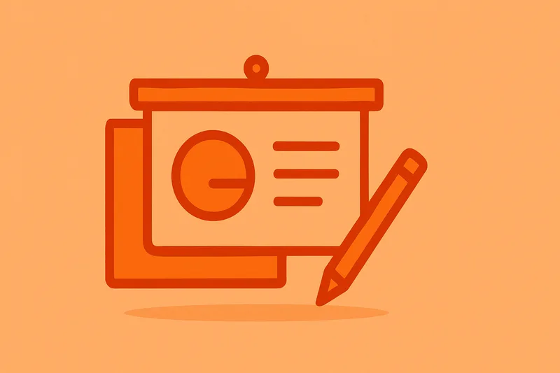 Illustration : Masque des diapositives PowerPoint