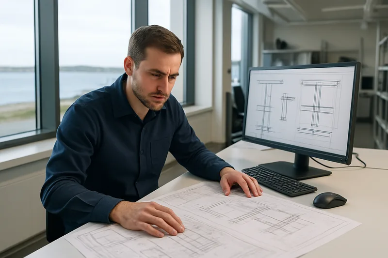Technicien bureau d'études CAO 3D à La Seyne-sur-Mer travaillant sur des plans industriels