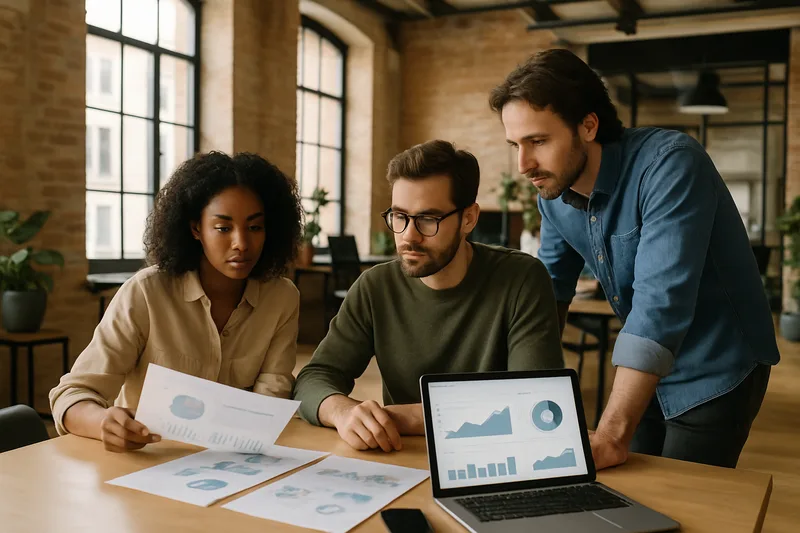 Formation Webmarketing à Bordeaux — professionnels en réunion stratégique digitale dans un espace de coworking bordelais