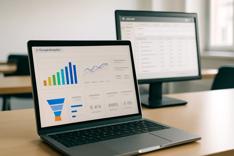 Écran Google Analytics formation Webmarketing Lyon — analyse de performance et tableaux de bord KPI