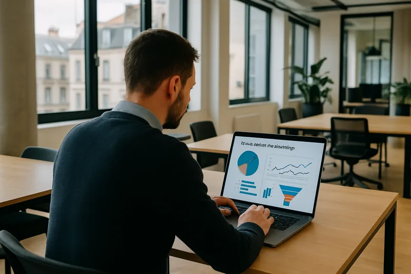 Formation webmarketing à Nantes : professionnel analysant une stratégie d'acquisition digitale