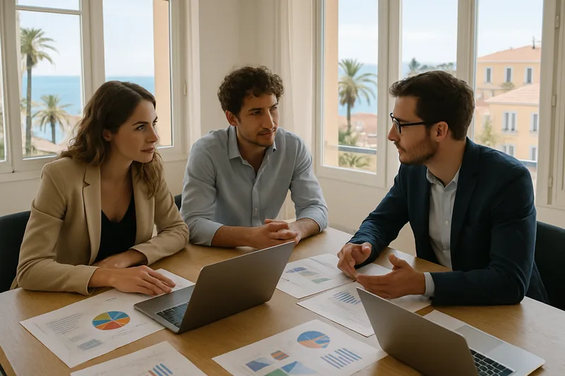 Formation webmarketing à Nice : professionnels en atelier stratégie digitale