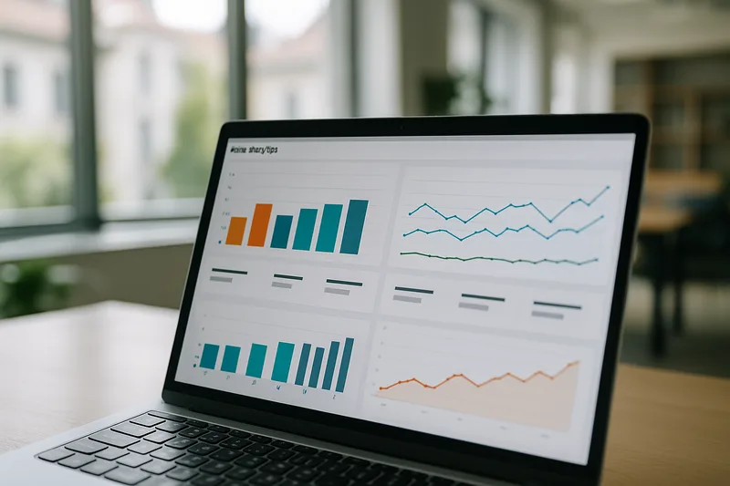 Tableau de bord Google Analytics utilisé lors d'une formation webmarketing à Nice