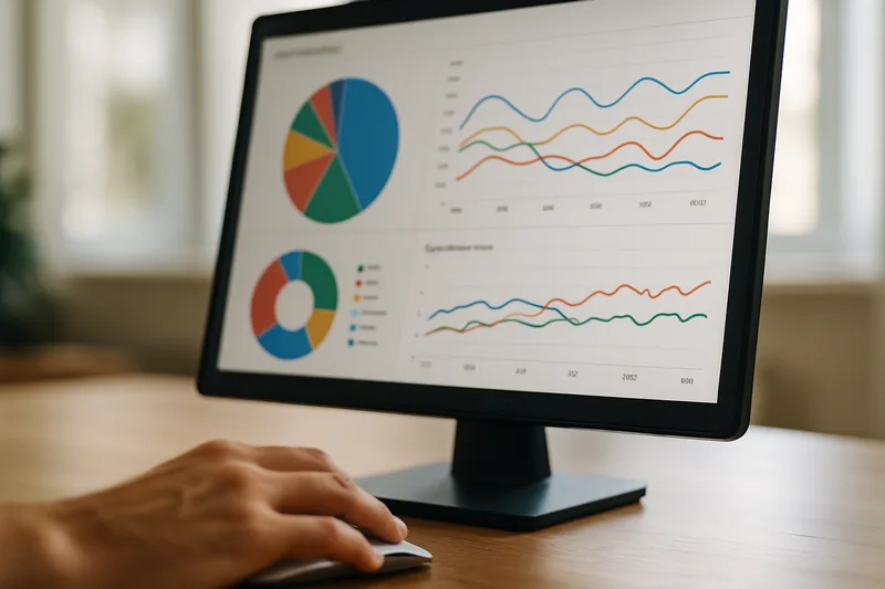 Écran Google Analytics affichant des performances de campagne webmarketing à Toulon