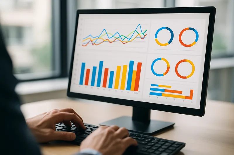 Tableau de bord Google Analytics dans le cadre d'une formation Webmarketing à Villeurbanne