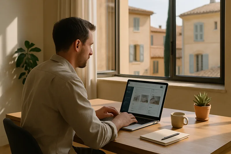 Formation WordPress à Arles — professionnel travaillant sur son site web dans les Bouches-du-Rhône