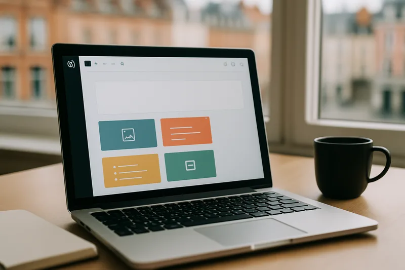 Interface WordPress utilisée lors d'une formation à Lille — écran d'administration du tableau de bord
