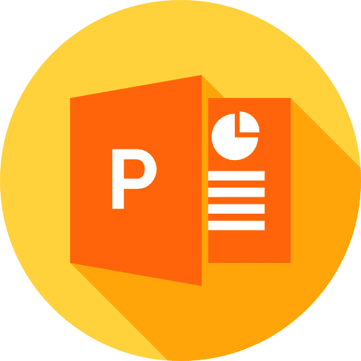 Logo moderne de PowerPoint – Présentations interactives et design professionnel