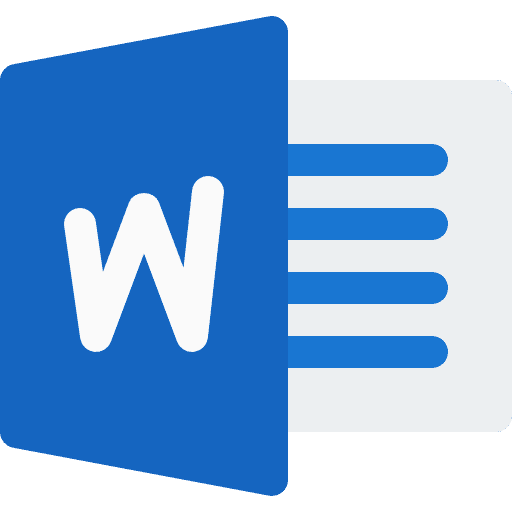 Logo Microsoft Word – Traitement de texte et mise en page avancée