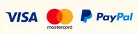 Paiement Visa, Mastercard et PayPal accepté