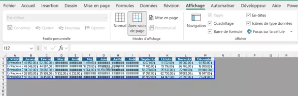 Gestion des sauts de page Excel PDF